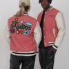 Lamar Varsity Jacket Unisex - Imitatieleren Jas - Coral 2 Lamar Varsity Jacket Unisex - Imitatieleren Jas - Coral -Dameskleding 01d2fd92b457475093992f919857bd94