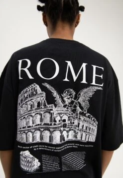YOURTURN Rome Tee Unisex - T-Shirt Print - Black -Dameskleding 08118908e58b4a0da085e870dddd4421
