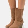 Anna Field Winter Boot - Enkellaarsjes Met Sleehak - Cognac 1 Anna Field Winter Boot - Enkellaarsjes Met Sleehak - Cognac -Dameskleding 0a0e208641da49138277589d1dfc661b