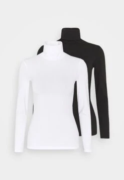 Anna Field 2 Pack - Longsleeve - Black/White 10 Anna Field 2 Pack - Longsleeve - Black/White -Dameskleding 0fcff950906943e8a3b550c9d4c8162c