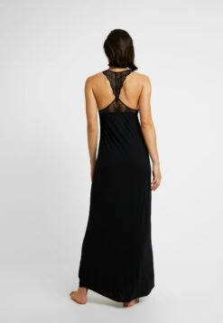 Anna Field Anna Long Viscose Dress- Nachtjapon - Black -Dameskleding 10e5b321d6434ffdbbb5d172b7ad7489