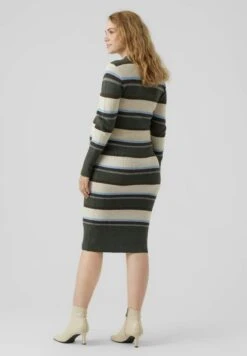 Mamalicious Mlcasey - Gebreide Jurk - Whitecap Gray -Dameskleding 125a5ae2ff9746639a4d784a61731983