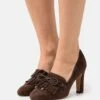 Anna Field Leather - Klassieke Pumps - Dark Brown -Dameskleding 12fe25a0fc0a4c93a6da1445cc1c50c8