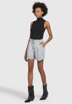 Khujo Elida - Shorts - Grey -Dameskleding 183c4e4dd6354ad9ac8eec56afe5c726