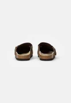 Pier One Leather Unisex - Pantoffels - Brown -Dameskleding 18a09b6c3e71439784e427988b058842