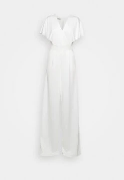 Wedding Betty V Neck Wrap - Jumpsuit - White -Dameskleding 18b6982c840c4d01b3c6279a88aa371a