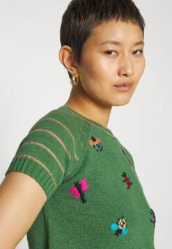 MAX & Co. Collier - T-Shirt Print - Green -Dameskleding 1b0c0639f45848c38a280d7e62bcc30f