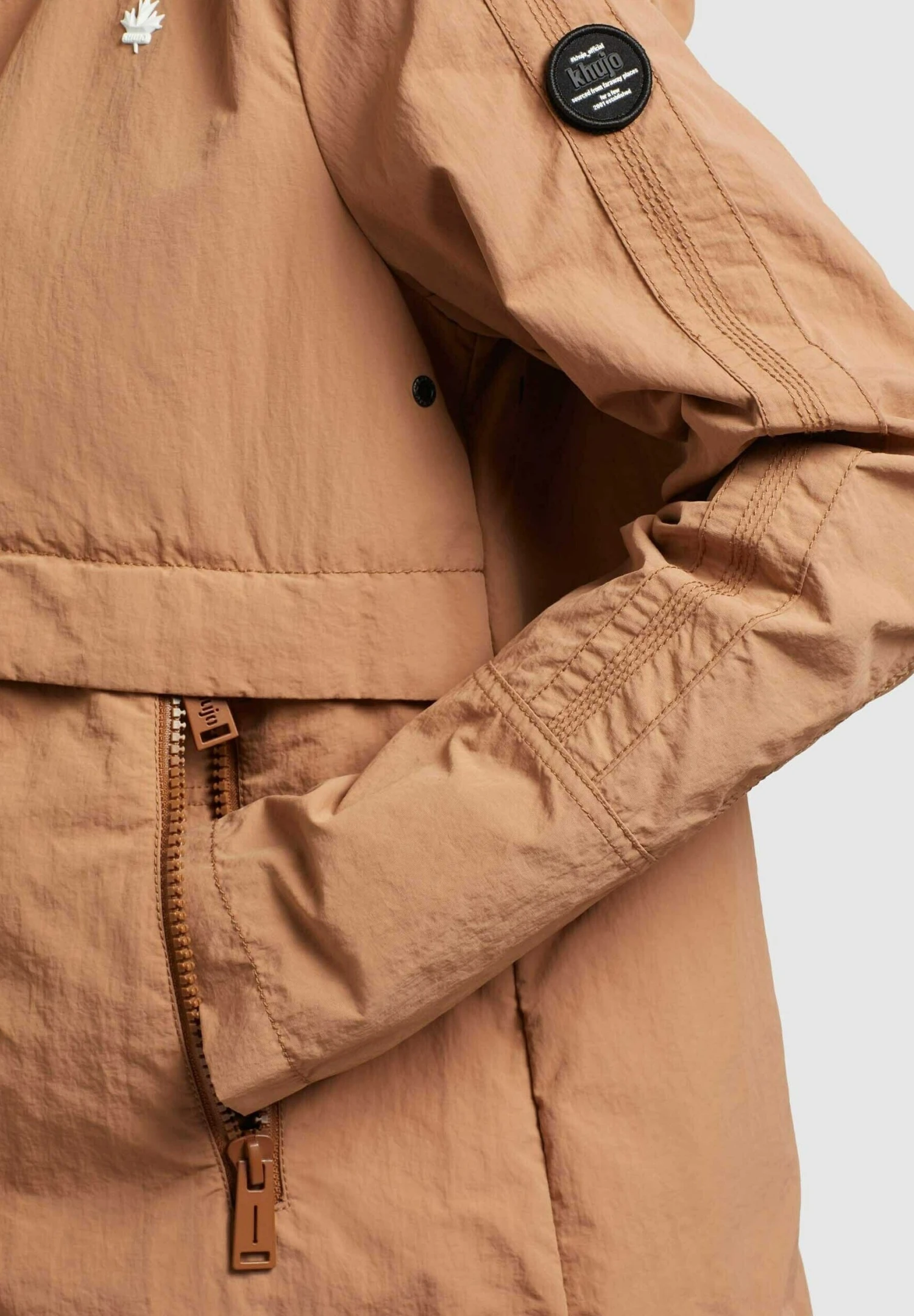 Khujo Zahira3 - Lichte Jas - Toffee 7 Khujo Zahira3 - Lichte Jas - Toffee - Afbeelding 5