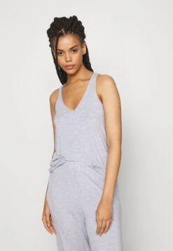 Anna Field 3 Piece Jersey- Pyjama - Mottled Light Grey -Dameskleding 1bfe05642f7147408758df1378df58bf