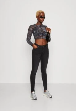 Lee Scarlett High - Jeans Skinny Fit - Tingled Black -Dameskleding 1c2f4d11c4414355a0d4ff2e62667ce6