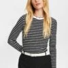 ESPRIT Muschelkante Am Ausschnitt - Longsleeve - Black 2 ESPRIT Muschelkante Am Ausschnitt - Longsleeve - Black -Dameskleding 1ef9d1d6dc3d4111a5f825c56e8aa45e