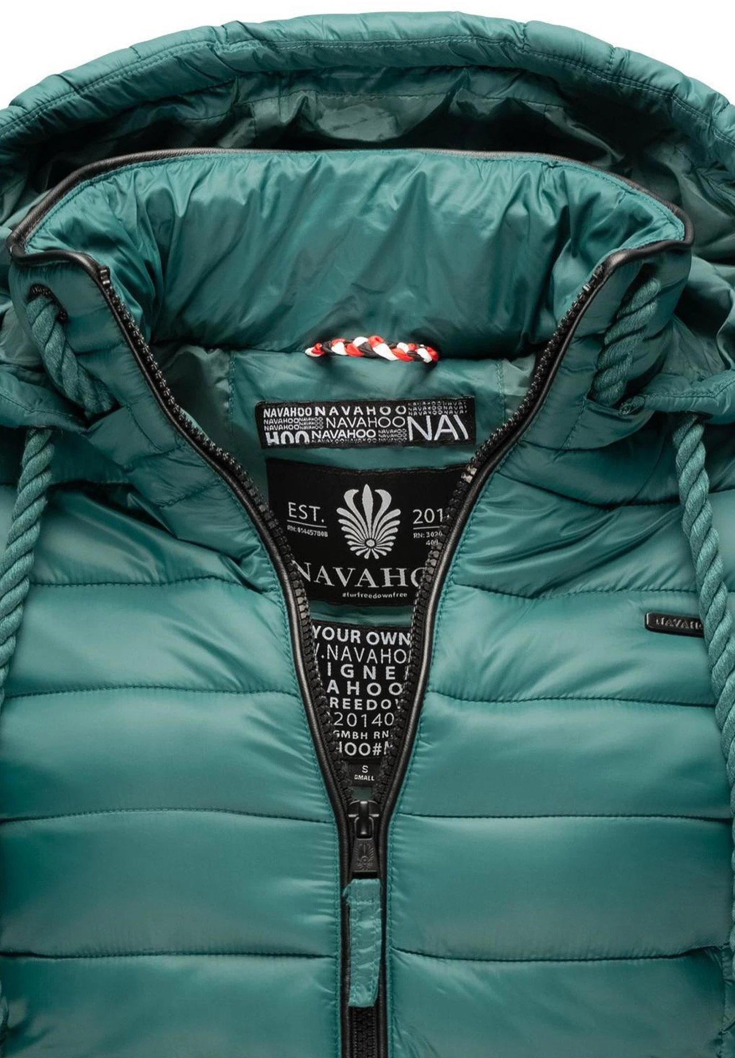 Navahoo Lulana - Jas - Petrol Melange 9 Navahoo Lulana - Jas - Petrol Melange - Afbeelding 7