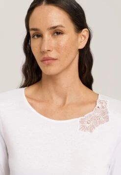 HANRO Naila - Nachtjapon - White -Dameskleding 281ea46677914ec89255bcc161a77708