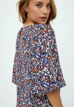 Minus Selia 3/4 Sleeve- Blouse - Ash Rose Print -Dameskleding 2a85ae4486634f4cb586d8b84444357e