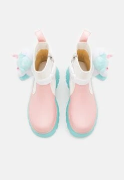 KOI FOOTWEAR Melanie Martinez Sweet Teddy Bear Platform Boots - Korte Laarzen - Blue/Pink/White -Dameskleding 306889d4318e47c3abcf04060b3004bb