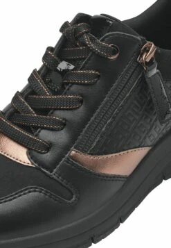 Tamaris Sneakers Laag - Black Copper -Dameskleding 32a2d4840f7641b6a7b1a251f456bcb0