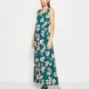 Anna Field Maxi-Jurk - Dark Green/Pink -Dameskleding 349e7b693be543d888d23f32836eca05