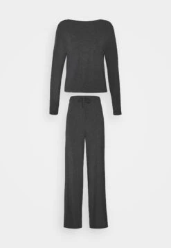 Anna Field Wide Leg - Pyjama - Dark Grey -Dameskleding 34c4b3211e1c41ff8ea8df81296bd993