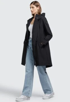 Khujo Jonna - Parka - Schwarz -Dameskleding 398dee7ba1394d8caa1c4170a1a3c551