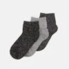 Anna Field Lurex Socks 3 Pack - Sokken - Grey/Black -Dameskleding 3a9a8570f02344c6a4aefc39406ada84