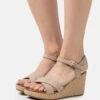 Anna Field Leather - Sandalen Met Hoge Hak - Grey -Dameskleding 3d1ad21c84a242f4a6d83de655711570