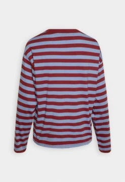 Monki Longsleeve - Dark Red/Blue 13 Monki Longsleeve - Dark Red/Blue -Dameskleding 3ed181beddaf419b8f42b6d94194ef97
