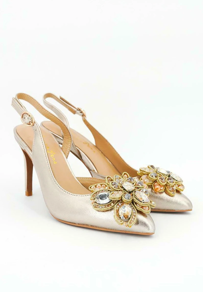 Alma En Pena Lagos - Hoge Hakken - Gold 4 Alma En Pena Lagos - Hoge Hakken - Gold - Afbeelding 2