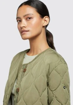 Khujo Sira - Jas - Olivgrün -Dameskleding 415db4f1b89245ee9a91f96dd7420e34