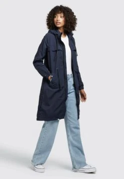 Khujo Mantel Voya3 - Parka - Dunkelblau -Dameskleding 433a8098a6d645ada8a119fe1e69b0be