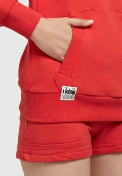 Khujo Rhabea - Hoodie - Rot -Dameskleding 43e3ac036a8a4cfc95bb4c1b0197a128