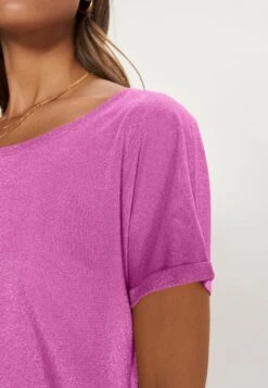 Mos Mosh Kay Tee - T-Shirt Basic - Vivid Viola -Dameskleding 4709a0627ab34dd095b85e7659f6456e