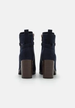 Anna Field Enkellaarsjes Met Plateauzool - Dark Blue -Dameskleding 47a9b861b55c496aad57a244d252004e