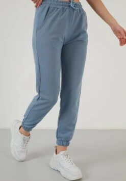LELA Slim Fit - Trainingsbroek - Baby Blue -Dameskleding 4b39960b578b4beda1a5a30c7a733f26