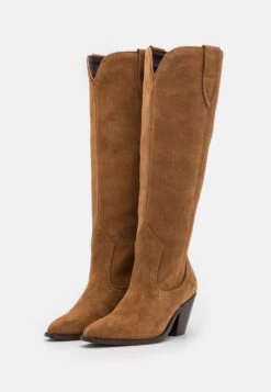 Anna Field Leather - Cowboy-/Bikerlaarzen - Cognac -Dameskleding 4c07a08dcb174130bf83a2f2b434367a