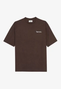 YOURTURN Unisex - T-Shirt Print - Brown -Dameskleding 4f0f05b1ff6f4356adc3e071f702b4e1