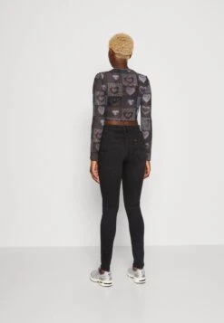 Lee Scarlett High - Jeans Skinny Fit - Tingled Black -Dameskleding 4f45153781714449bde568ada2ce48eb