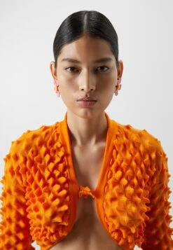 Spiky Cardigan - Vest - Orange 13 Spiky Cardigan - Vest - Orange -Dameskleding 506a46711eac433dae7d572e56174129