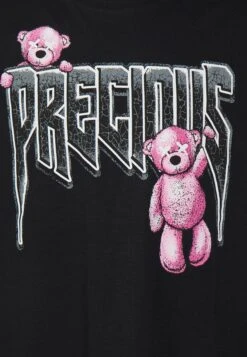 YOURTURN Unisex - T-Shirt Print - Black -Dameskleding 50f3cf73bd7f4a3ba2b580054e62ae53