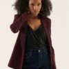 Anna Field Blazer - Bordeaux -Dameskleding 519507e583db4e14bec138c19ee571a5