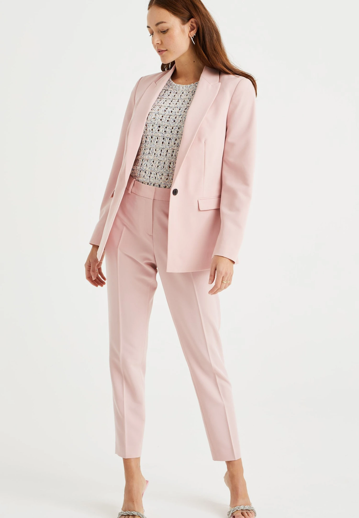 WE FASHION Nauwsluitende - Marly - Blazer - Pink 4 WE FASHION Nauwsluitende - Marly - Blazer - Pink - Afbeelding 2