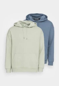 YOURTURN 2 Pack Unisex - Hoodie - Blue/LightGreen -Dameskleding 55fc67f0d71641fbad34a79195d3ab11
