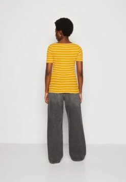 Anna Field T-Shirt Print - Dark Yellow/White -Dameskleding 6266442cd1aa4081b5fa7a1857bda977