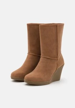 Anna Field Winter Boot - Enkellaarsjes Met Sleehak - Cognac 10 Anna Field Winter Boot - Enkellaarsjes Met Sleehak - Cognac -Dameskleding 64d45de883534e7f974d195c7e051ad9