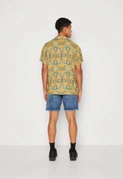 Kaotiko Shirt Jordania Unisex - Overhemdblouse - Mustard -Dameskleding 69b09e957bd141f38c758deb319b3dbf