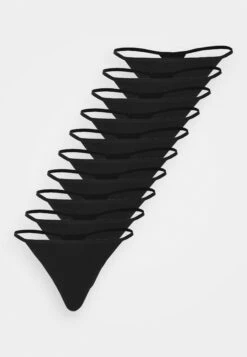 Anna Field Cody 10Pp Cotton Thong - String - Black -Dameskleding 6de15257f4c74e21863d51ea6a809790