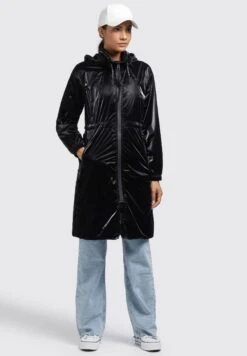 Khujo Marthe - Regenjas - Schwarz -Dameskleding 71d7d9eb675f4c099bb49b2c961a9636