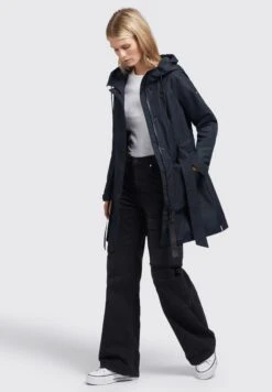 Khujo Lauren - Parka - Dunkelgrau -Dameskleding 737ebb50d8d2481b8fa9c5550ea59414