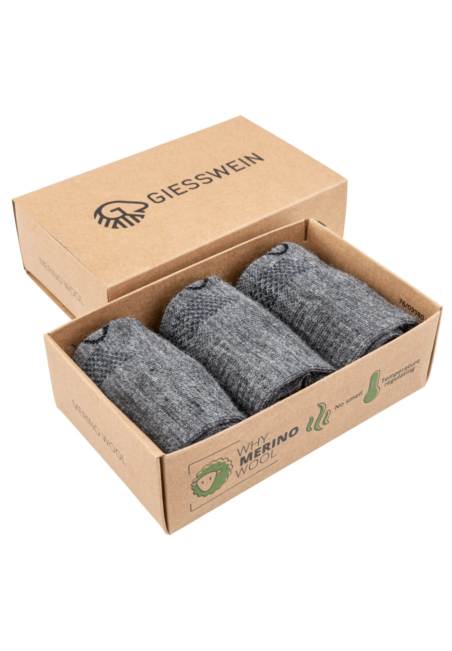 Giesswein Merino Wool Sneaker Socks 3Er-Pack - Sokken - Schiefer 9 Giesswein Merino Wool Sneaker Socks 3Er-Pack - Sokken - Schiefer - Afbeelding 7