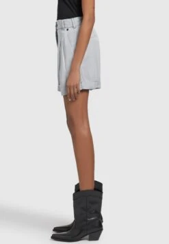 Khujo Elida - Shorts - Grey -Dameskleding 7a27bdacec7347c48ff476c89f38e9e6