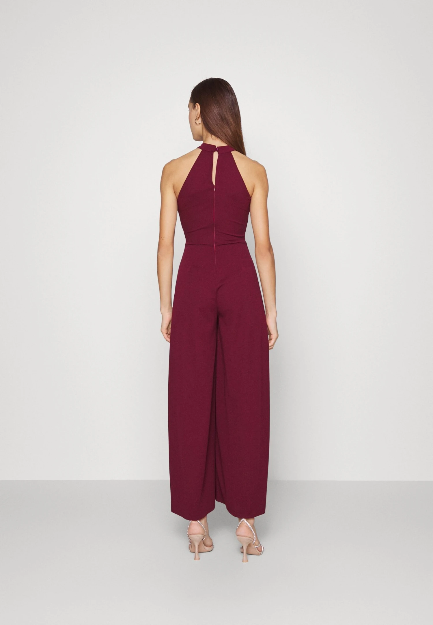 Wal G Arry Wide Leg- Jumpsuit - Wine 5 Wal G Arry Wide Leg- Jumpsuit - Wine - Afbeelding 3